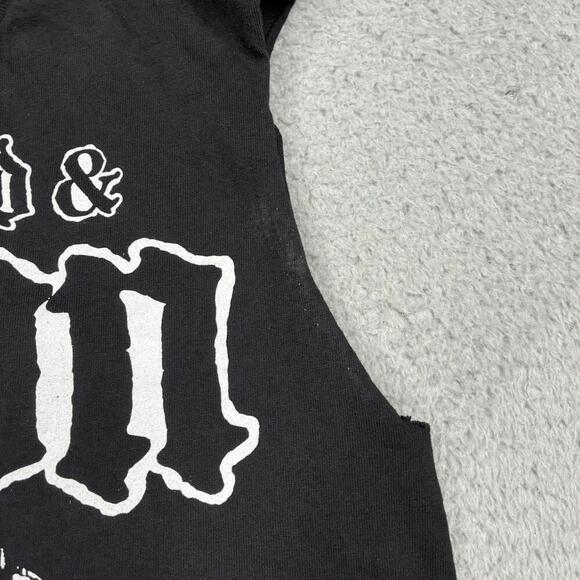 Vintage Kenny Powers Eastbound And Down Shirt Men’s XS Black Cut Off HBO Y2K - Picture 3 of 7